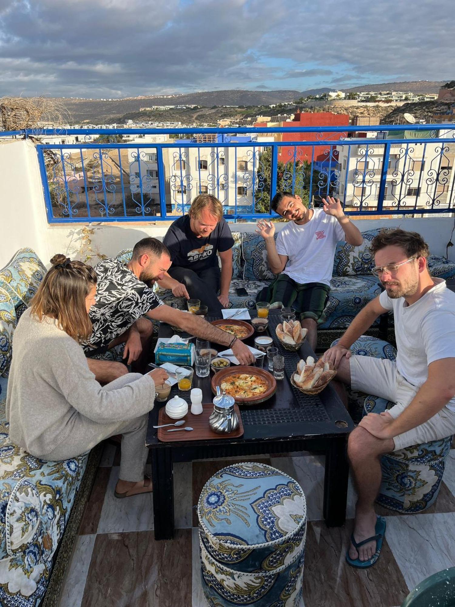 Idriss Tamraght Surfhostel Taghazout Bagian luar foto