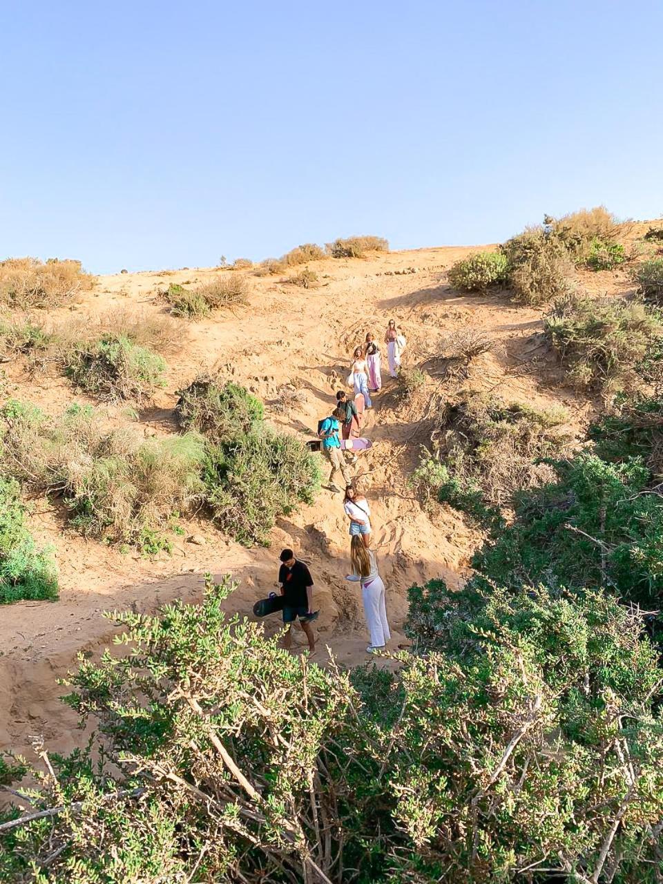 Idriss Tamraght Surfhostel Taghazout Bagian luar foto