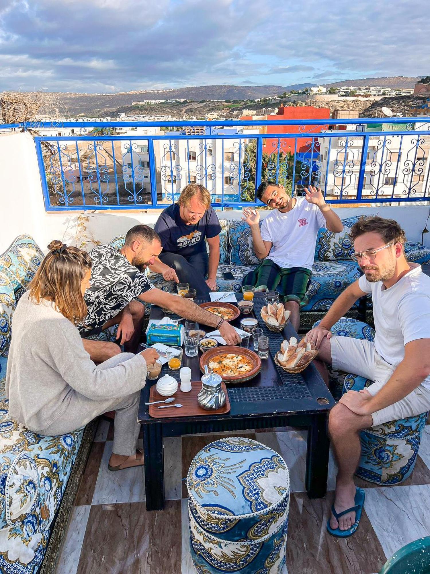 Idriss Tamraght Surfhostel Taghazout Bagian luar foto
